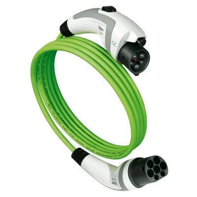 Imagen de Valeo Ineez, 652100, Cable de Carga para vehículos eléctricos o híbridos enchufables con Bolsa Transporte, Tipo 2 a 1, 3,7 kW, 5 Metros