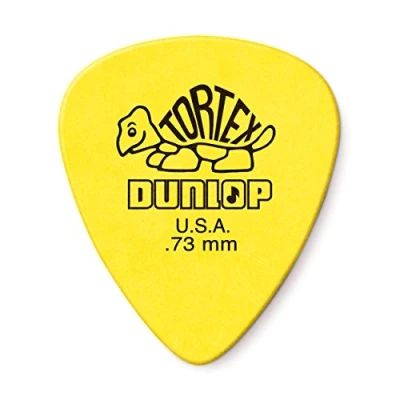 Imagen de Dunlop Tortex Standard Púa de guitarra amarilla 0.73 mm, paquete 24