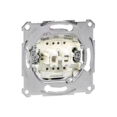 Imagen de Schneider Electric MTN3115 0000 Doble Interruptor 10A, 250V