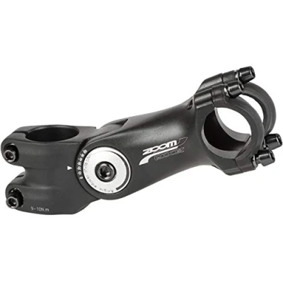 Imagen de Zoom Stem Ahead 105 70 Mango para Manillar de Bicicleta, Color Negro/Plateado