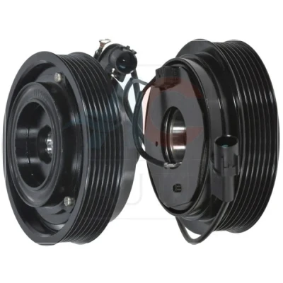 Imagen de ACAUTO AC 06HA11 Embrague del Compresor Aire Acondicionado HALLA, KIA 6SE 124, 128mm