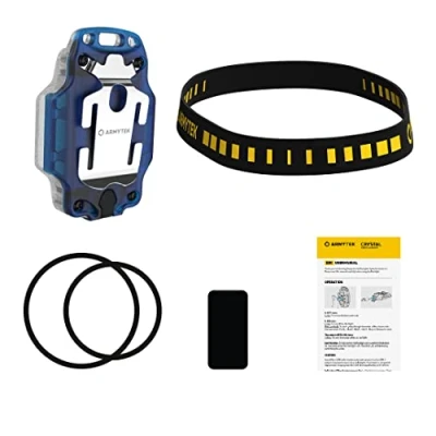 Imagen de Armytek Crystal Lámpara multifunción compacta 4 en 1 con luz blanca y roja Micro USB recargable (azul)