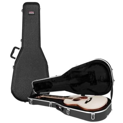 Imagen de Gator Cases Estuche Ligero Moldeado en ABS para Guitarras Estilo Parlor; (GC PARLOR)