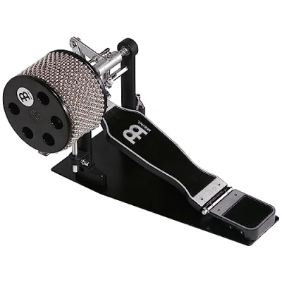 Imagen de Meinl Percussion FCA5 L Pedal con cabasa (tamaño grande), color plateado y negro