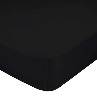 Imagen de Basic Bajera Negro Negro, 105x200x32 cm (Cama 105), 100% Algodón, Calidad de 150