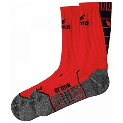 Imagen de Erima 318611 Calcetines de Deporte, Unisex Adulto, Rojo/Negro, M