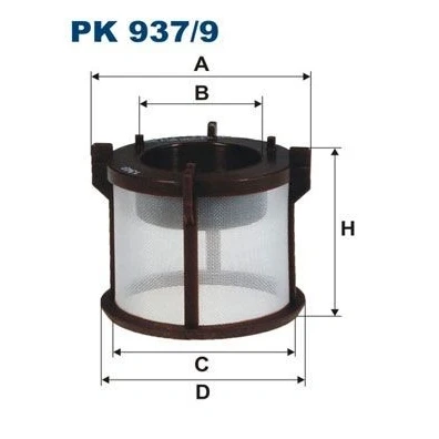 Imagen de FILTRON PK 937/9 Filtro Combustible Cartucho filtrante MERCEDES BENZ: UNIMOG