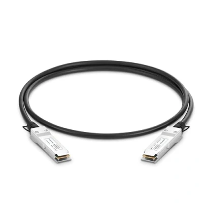 Imagen de QSFPTEK 40G QSFP DAC Cable 1 Meter, Twinax de Cobre conexión Directa pasiva 1m Compatible con Cisco H40G CU1M