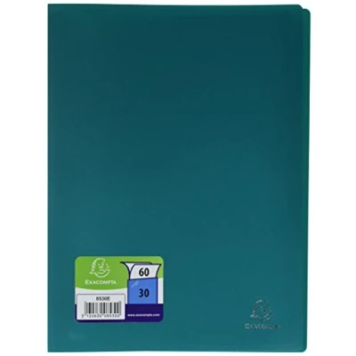 Imagen de Exacompta 8530E OPAK Portadocumentos (polipropileno suave mate y opaco con fundas interiores ligeramente granuladas, 30 60 vistas), color Aleatorio