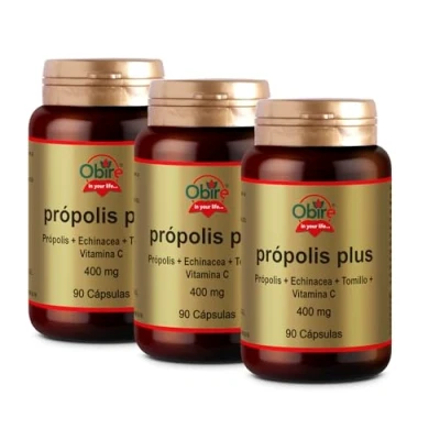 Imagen de Obire Própolis plus 400 mg 90 cápsulas (Pack 3 Unidades)