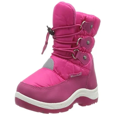 Imagen de Playshoes Botines De Invierno, Raquetas Nieve Unisex niños, Rosa Para Cordones, 20/21 EU