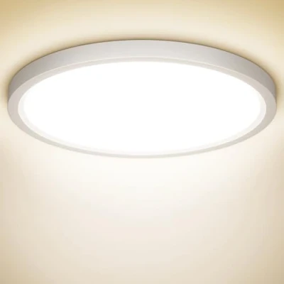 Imagen de NIBSHOOM Plafon Led Techo, 18W 1800LM 4000K Lampara IP44 Ø22cm Plafones para Techo Dormitorio Cocina Pasillo Baño Sala