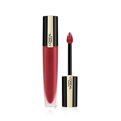 Imagen de L&#039;Oreal Paris Make up Designer Pintalabios Rouge Signature Empowereds, Color 139 Adored, 1 Unidad (Paquete de 1)