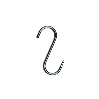 Imagen de 10 x ganchos en S para carne CNS carnicero ahumados, 120/5mm