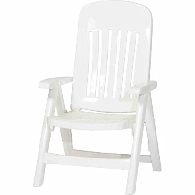 Imagen de Sieger 828/W Comtesse Silla Plegable de plástico, Color Blanco
