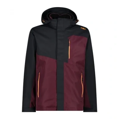 Imagen de CMP Chaqueta Hombre Cremallera Capucha Desmontable Inn.Jacket, Antracita Borgoña, 52