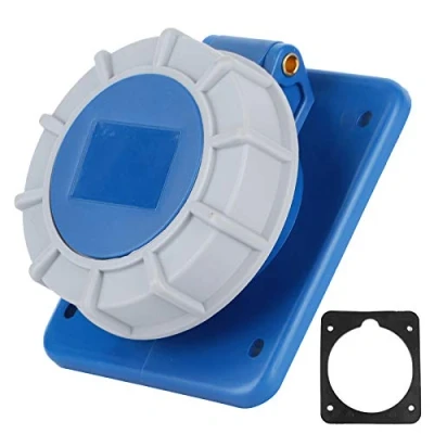 Imagen de Genericer Toma de Corriente Costa Marina ABS con Junta IP67 Impermeable 16A 220 250V para Yates RV Autocaravana Barco Marino Industrial