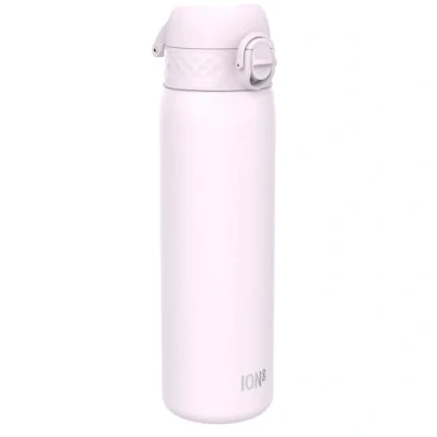 Imagen de Ion8 Botella Agua Delgada, Sin Fugas, Acero Inoxidable, Lila, 600ml (20oz)