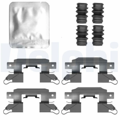 Imagen de DELPHI LX0802 Kit de accesorios, pastillas frenos