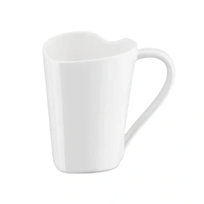 Imagen de Alessi Mug To MMI24 Taza de Design, en Forma Corazón, Bone China, Blanco