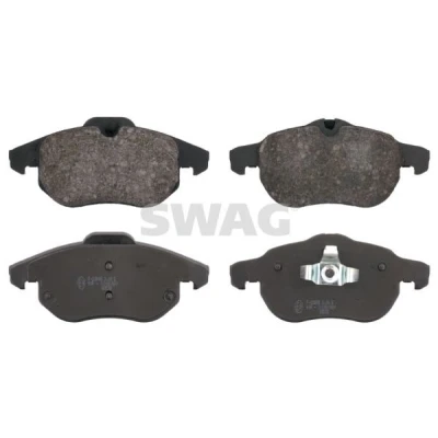 Imagen de SWAG 40 91 6492 Juego de pastillas freno Eje delantero preparado para indicador desgaste con clip émbolo OPEL: Zafira B, Astra H GTC