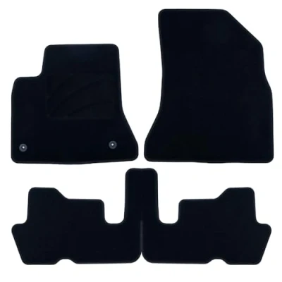 Imagen de OCC DESIGN Alfombrillas Coche, Alfombras a Medida, Compatibles con Citroen C4 Picasso (2006 2013), Alta Calidad, Velour/Polipropileno, Anclaje Original, Reverso Antideslizante, Talonera, 4 Piezas