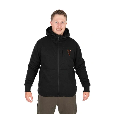 Imagen de Fox Collection Sherpa Chaqueta Negro/Naranja M de pesca