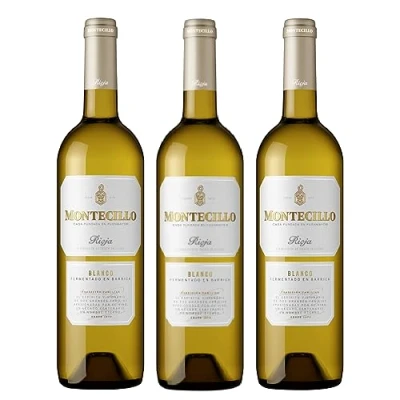 Imagen de Vino Blanco D.O. Rioja Montecillo fermentado en barrica 3 botellas de 75 cl Total: 225