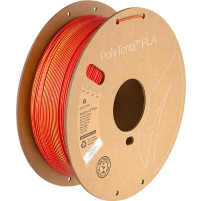 Imagen de Polymaker Polyterra PLA Dual Color 1.75mm 1kg Sunrise (Red Yellow)