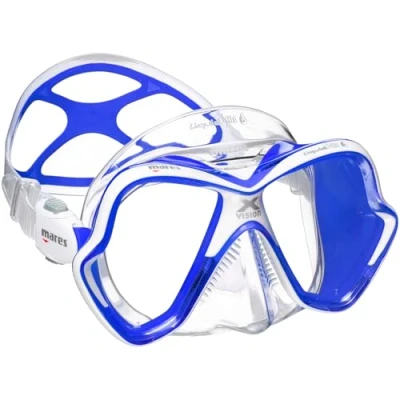 Imagen de Mares X Vision Ultra LS Gafas de Buceo Unisex, Color Azul / Blanco, Talla Bx Regular