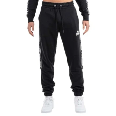 Imagen de Lonsdale Jogging Normale Passform Grutness Pantalones deportivos, Hombre, Talla: XXL, Black white
