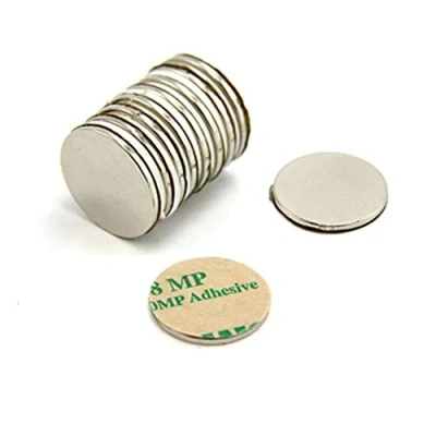 Imagen de FIRST4MAGNETS Adhesivo N42 Magnet de Neodimio Para Artes, Manualidades, Fabricacion Modelos, Bricolaje, Pasatiempos, Oficina Y Hogar 20mm Diametro x 1.5mm 2kg Sur Paquete 4