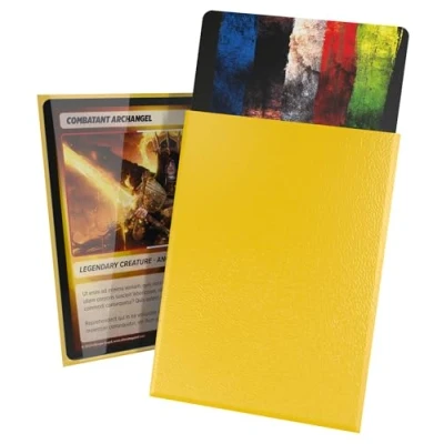 Imagen de Ultimate Guard Cortex Sleeves Standard Size (100) (66 x 91 mm), color: amarillo