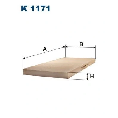 Imagen de FILTRON K 1171 Filtro de habitáculo partículas 450 206 25
