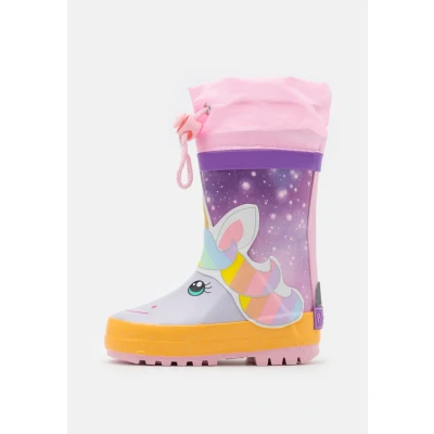 Imagen de Playshoes Einhorn Botas de agua para niños, Talla: 22, Rosa Zapatos