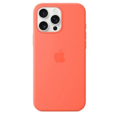Imagen de Apple Funda de silicona con MagSafe para iPhone 16 Pro Max, Mandarina