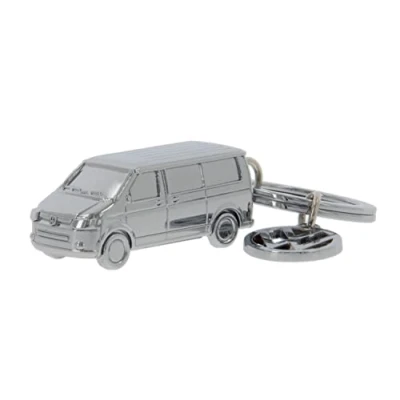 Imagen de BRISA VW Collection Llavero Anillo de Accesorio con abridor Botellas T5/T6 Camper Bus (Classic Bus/Plata)