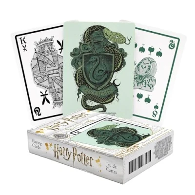 Imagen de AQUARIUS Harry Potter Juego de Cartas Slytherin, Multicolor, 52438