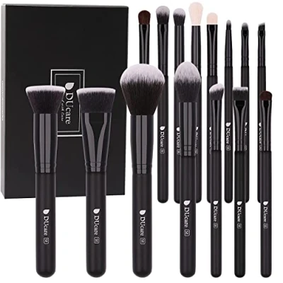 Imagen de DUcare Brochas de Maquillaje 15 Piezas Premium Cerdas Fibra Sintética Suaves y sin Crueldad kit