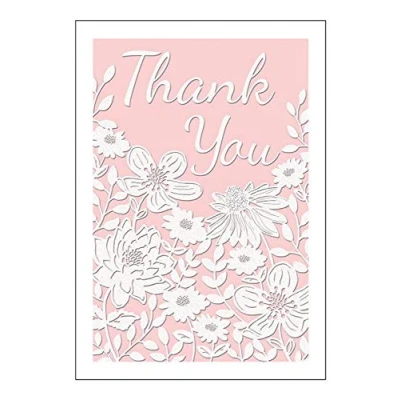 Imagen de Piccadilly Greetings Tarjeta de agradecimiento para ocasión moderna, 17,78 x 12,7 cm