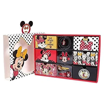 Imagen de CERDÁ LIFE&#039;S LITTLE MOMENTS Caja Accesorios Pelo Niña De Minnie Mouse Licencia Oficial Disney, color Multicolor, Extra Large