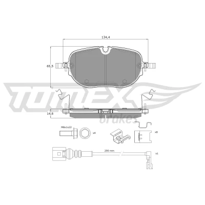Imagen de Juego de pastillas TOMEX Brakes TX 60 41