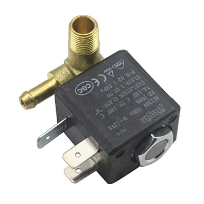 Imagen de Genuino Jiayin JYZ 3 latón G1/8 &quot;1.8mm generador de vapor válvula solenoide bobina 10bar AC 230V 12VA 50Hz para agua gas hierro