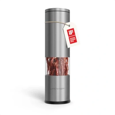 Imagen de LARS NYSØM Molinillo de Chili con Cuchilla Acero Inoxidable I Cortador Premium Especias Diseño (Stainless Steel)