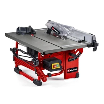 Imagen de Einhell TC TS 8 I Sierra circular sobre mesa (800 W, altura de corte 45 mm, hoja Ø 200 tope ángulo, paralelo, conexión para aspiradora, con cuchilla carburos tungsteno)