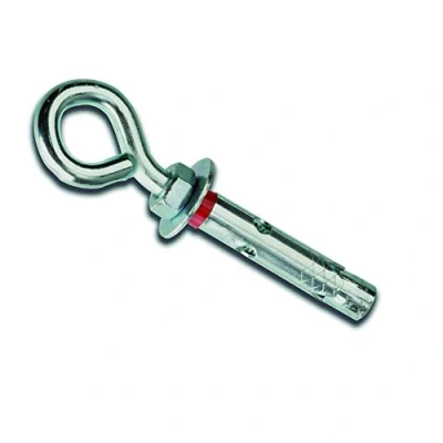 Imagen de DOJA Industrial Tacos Anclaje Metalico de Expansion con Cancamo M6 8 PACK 10 hormigon, pared, chapas metalicas Espiches Tornillo expansivo, Espirros anclaje, inviolables