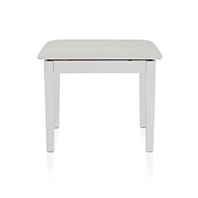 Imagen de gear4music Taburete Blanco para Piano con Almacenamiento