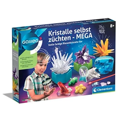 Imagen de CLEMENTONI Galileo Grande SCATOLA (GAGR) Cristales Auto criar Mega, Color Black, 7 x 31,1 45,1 cm (59130)