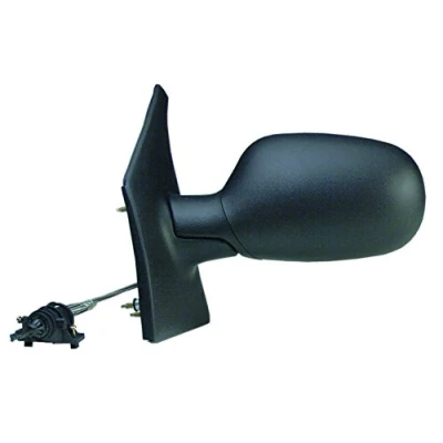 Imagen de Espejo retrovisor Prasco RN0307114 izquierda negro manual ajustable desde interior, con sensor de temperatura, Ajuste por cable, asférico