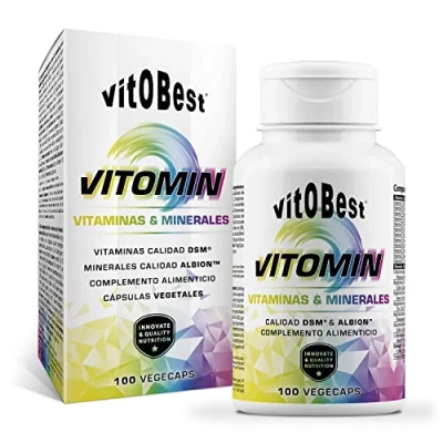 Imagen de VITOMIN 100 VegeCaps. Suplementos Alimentación y Deportivos Vitobest